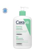 CeraVe Foaming Cleanser 473 ml | Ceramides, Niacinamides, Hyaluronic Acid| Gently Cleanses | Controls Oil | For Normal to Oily Skin