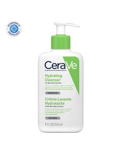 CeraVe Hydrating Cleanser 236 ml | Ceramides & Hyaluronic Acid | Gently Cleanses | All Day Hydration | For Face & Body | Suitable For Adult & Children | For Normal to Dry Skin
