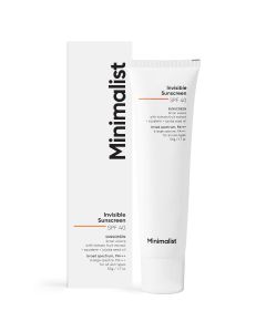 Minimalist SPF 40 PA+++ Invisible Sunscreen 50 gm | Light Gel Based Formula
