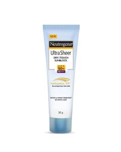 Neutrogena Ultra Sheer Dry-Touch Sunblock SPF 50+ Cream, 30 gm
