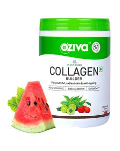 Oziva Plant Based Collagen Builder Watermelon Flavour Powder, 200 gm